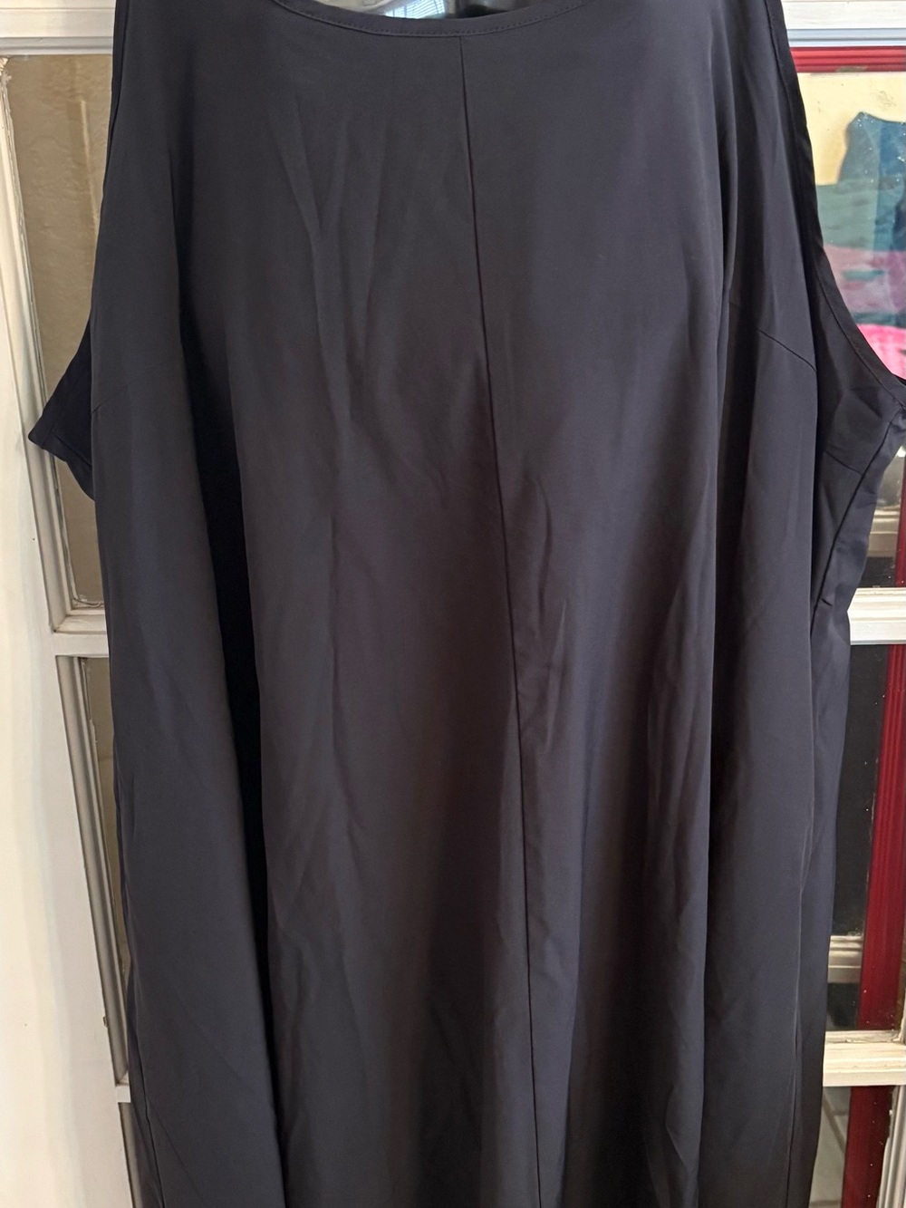 Black Racerback High-Low Swing Dress - Picture 7 of 8